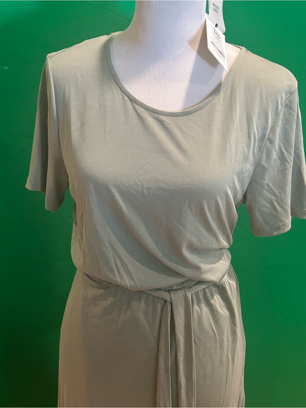 Women’s Sage Maxi Dress with Self-Tie Waist